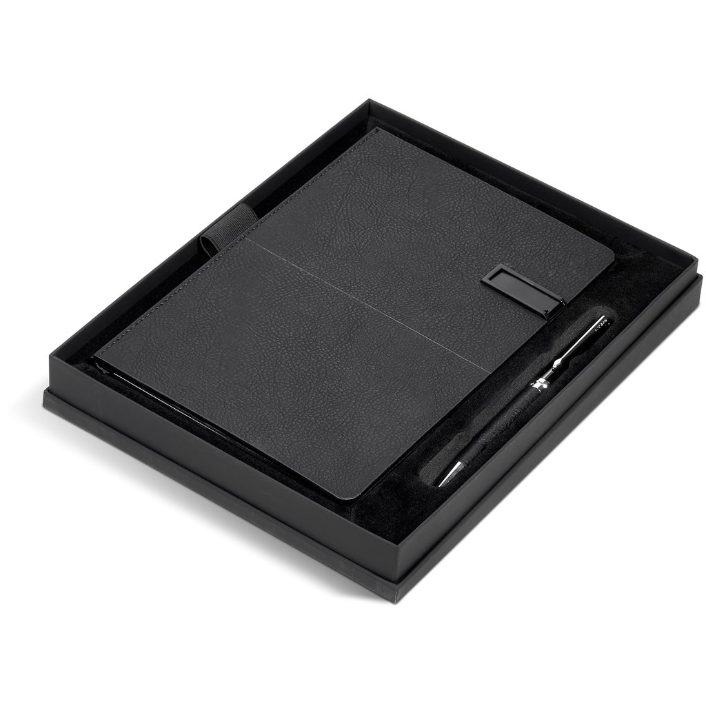 Alex Varga Corinthia Flash Drive Notebook & Pen Set - 32GB - Image 7