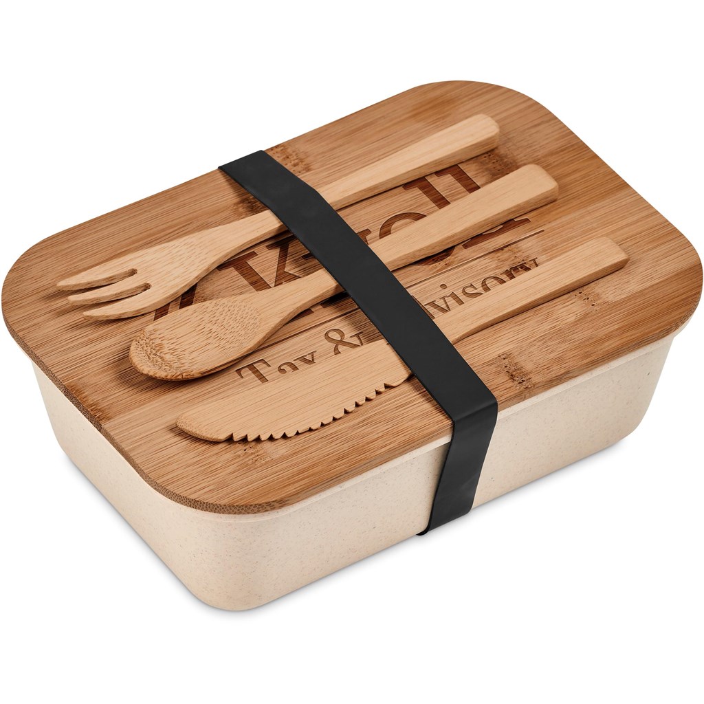 Kooshty Natura Plus Bamboo Fibre Lunch Box Set - Image 6