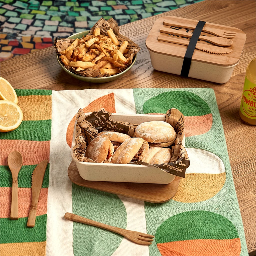 Kooshty Natura Plus Bamboo Fibre Lunch Box Set - Image 15