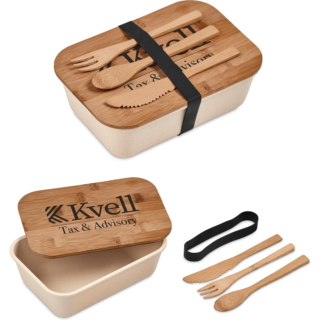 Kooshty Natura Plus Bamboo Fibre Lunch Box Set - Image 12