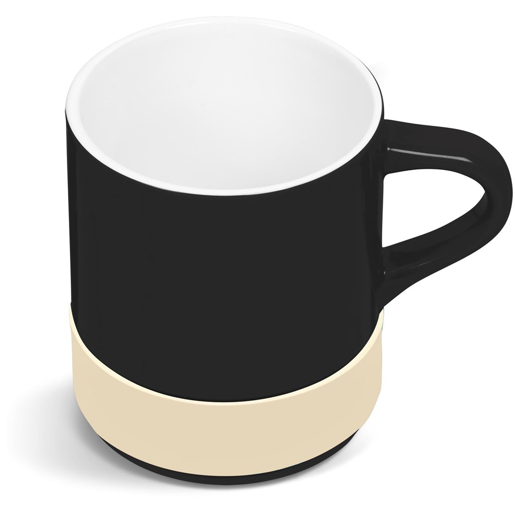 Kooshty Mixalot Black Mug – 320ml – Cream