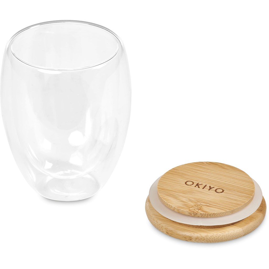 Okiyo Aibo Glass & Bamboo Coffee Set - Image 27