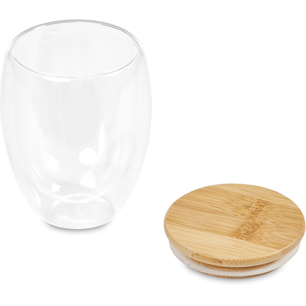 Okiyo Aibo Glass & Bamboo Coffee Set - Image 8
