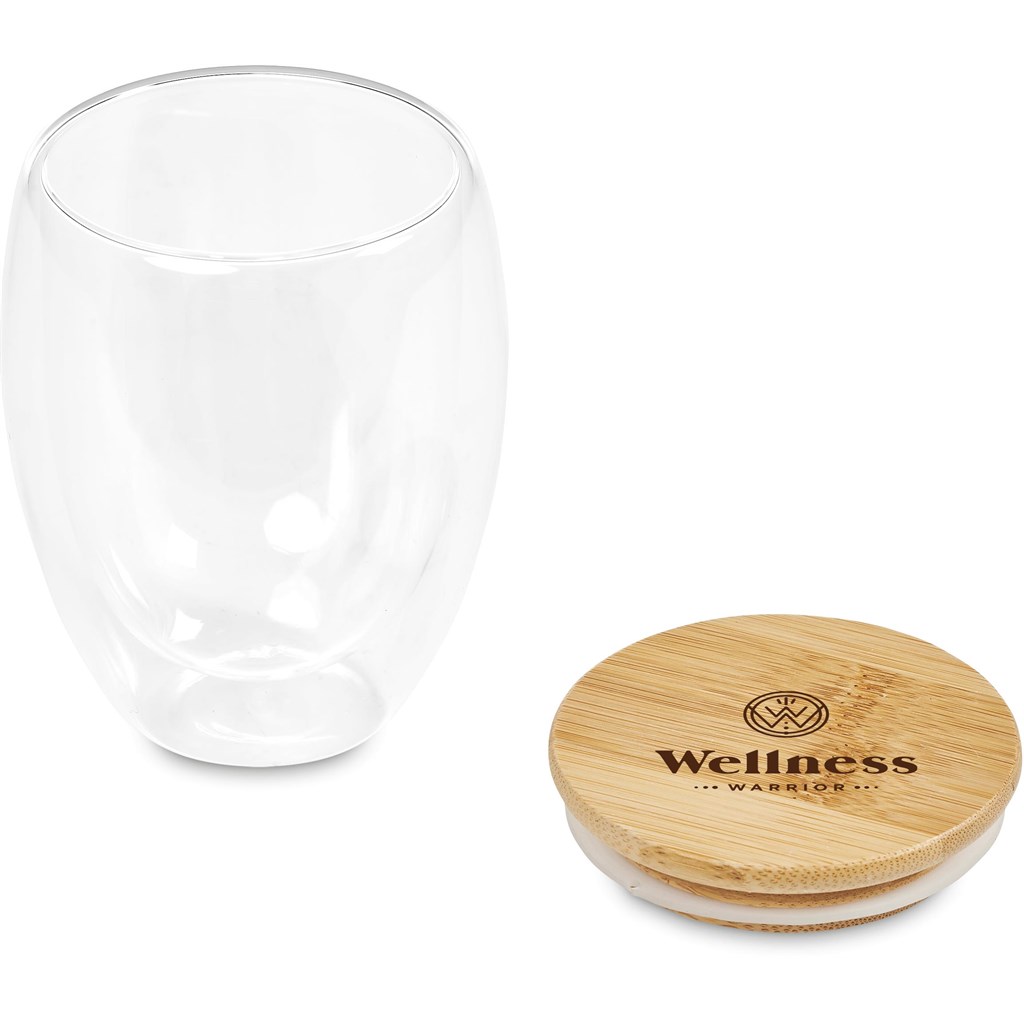Okiyo Aibo Glass & Bamboo Coffee Set - Image 9