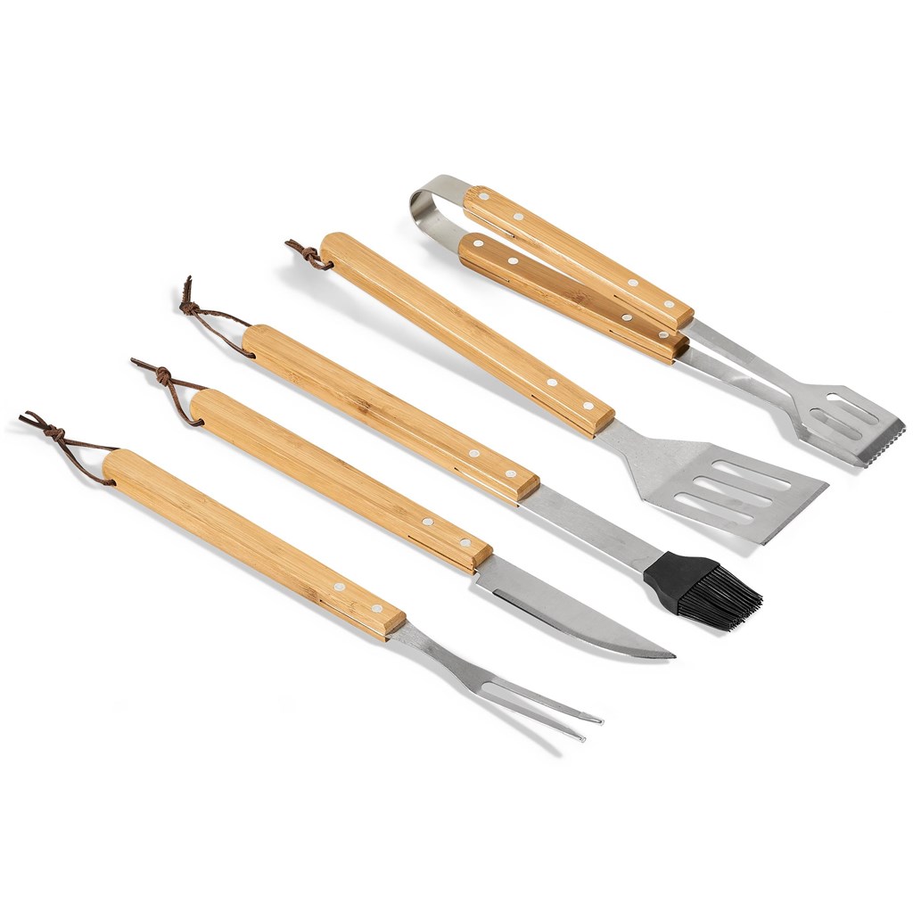 Okiyo Yakiniku Bamboo 5-Piece Braai Set - Image 11