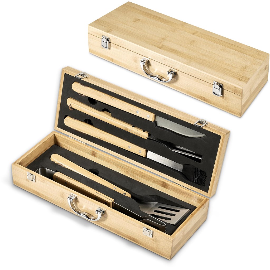 Okiyo Yakiniku Bamboo 5-Piece Braai Set - Image 14