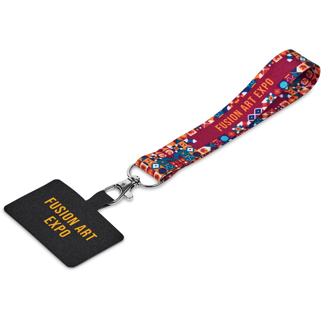 Altitude Rambler Single-Sided Sublimated Satin Wrist Phone Strap - Image 34