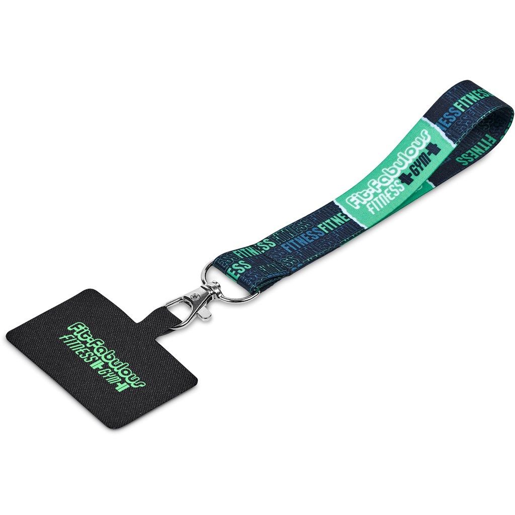 Altitude Rambler Single-Sided Sublimated Satin Wrist Phone Strap - Image 31