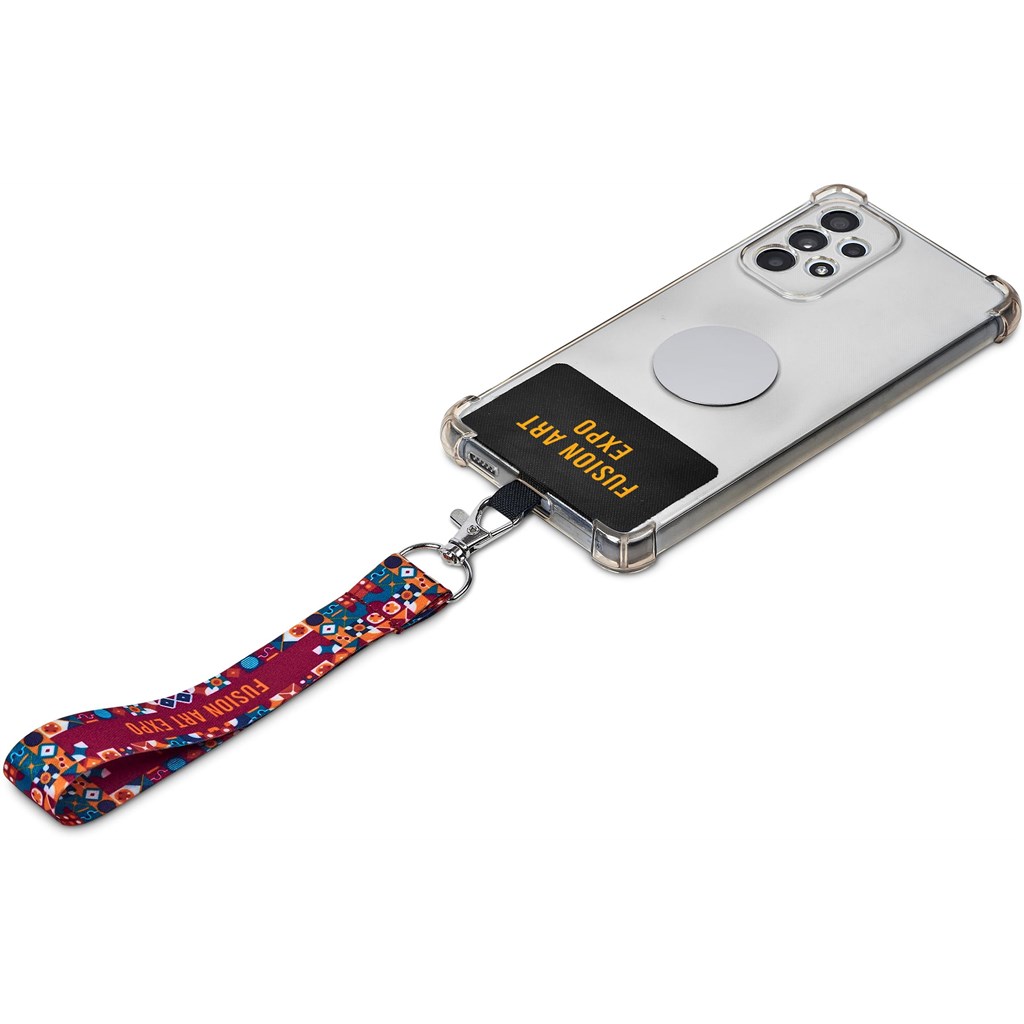 Altitude Rambler Single-Sided Sublimated Satin Wrist Phone Strap - Image 28