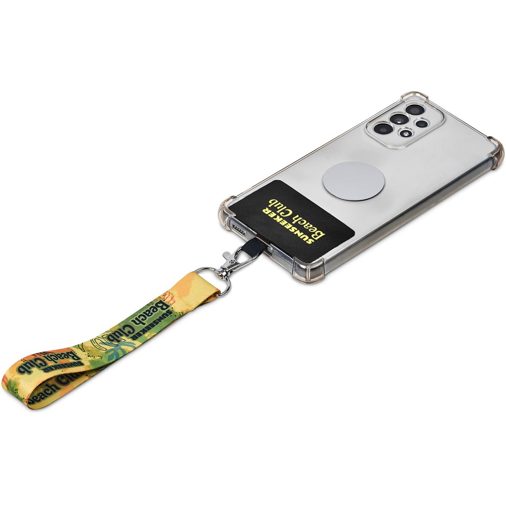 Altitude Rambler Single-Sided Sublimated Satin Wrist Phone Strap - Image 23
