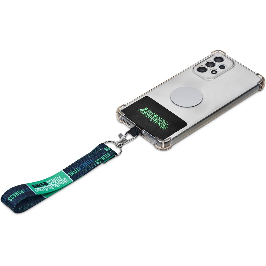 Altitude Rambler Single-Sided Sublimated Satin Wrist Phone Strap - Image 18