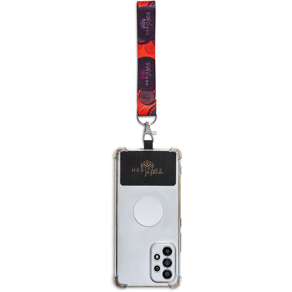 Altitude Rambler Single-Sided Sublimated Satin Wrist Phone Strap - Image 32