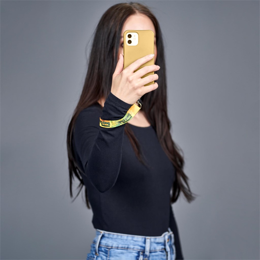 Altitude Rambler Single-Sided Sublimated Satin Wrist Phone Strap - Image 20