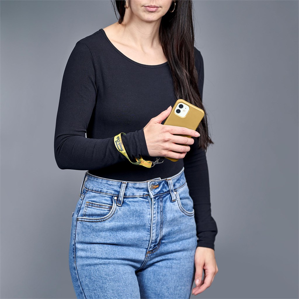 Altitude Rambler Single-Sided Sublimated Satin Wrist Phone Strap - Image 8
