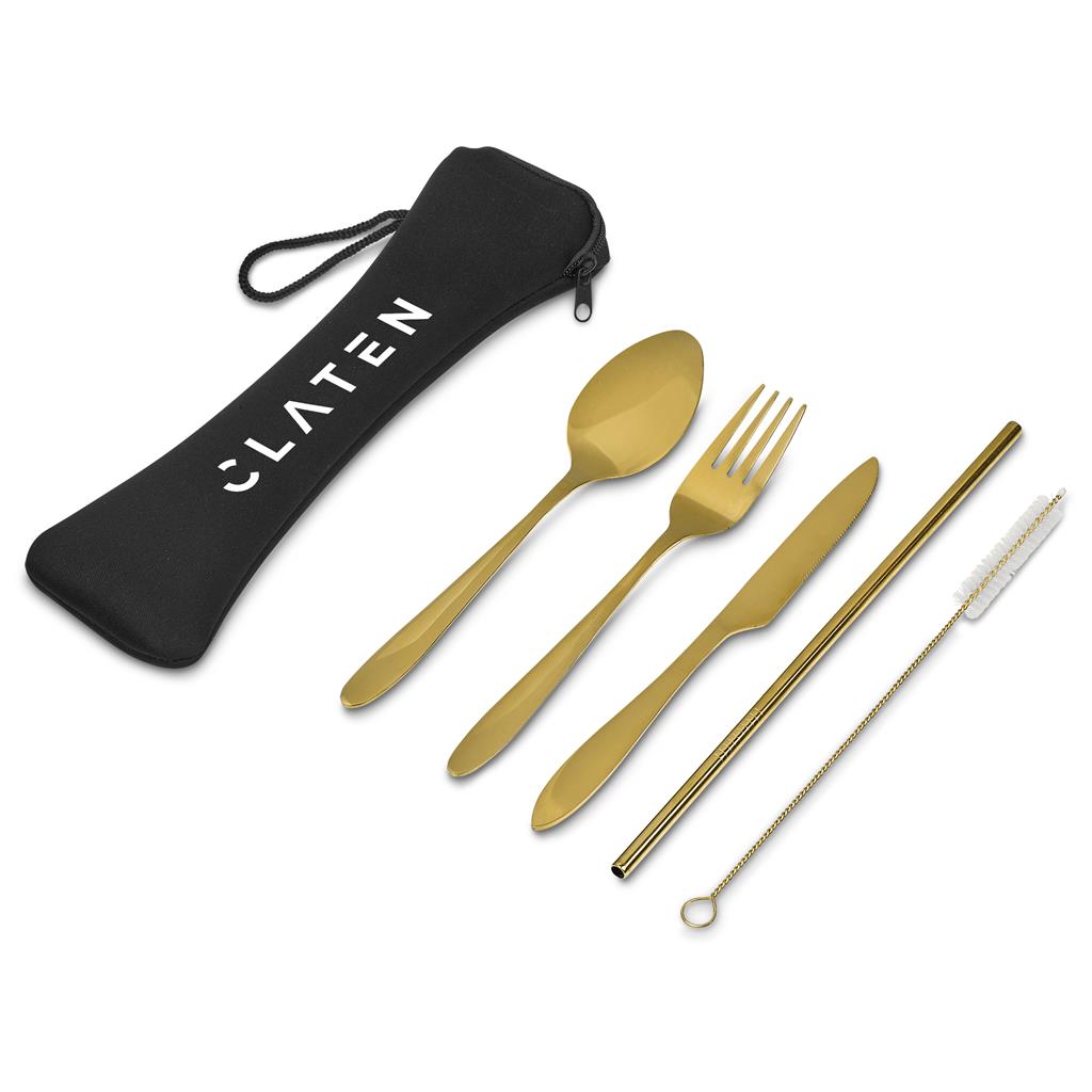 Serendipio Golden Cutlery Set - Image 4
