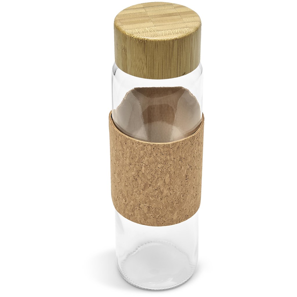Kooshty Clear Bamboost Glass Water Bottle - 700ml - Image 8