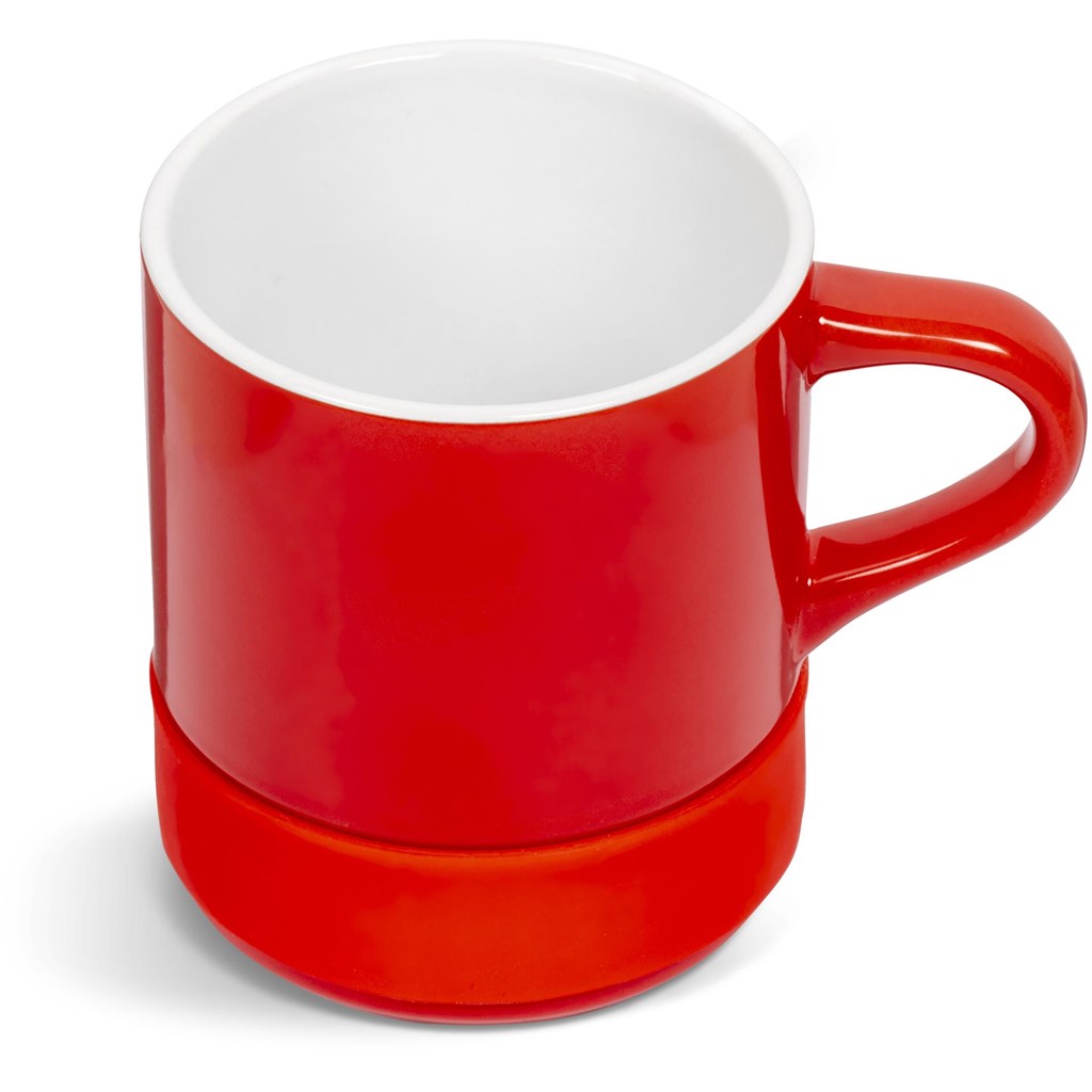 Kooshty Mixalot Ceramic Coffee Mug - 320ml - Red - Image 3