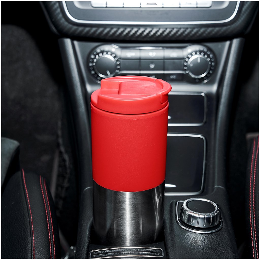 Kooshty Typhoon Stainless Steel & Plastic Double-Wall Tumbler - 450ml - Image 4