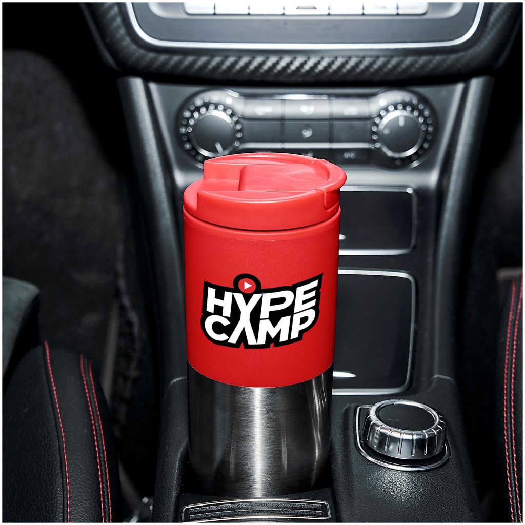 Kooshty Typhoon Stainless Steel & Plastic Double-Wall Tumbler - 450ml - Image 6