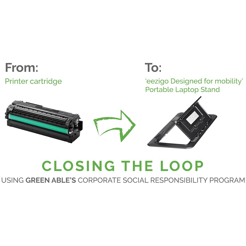 Okiyo Eezigo Recycled Plastic Portable Laptop Stand - Image 6
