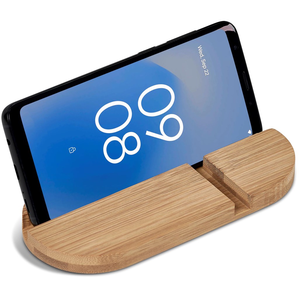 Okiyo Kurosu Bamboo Phone Stand - Image 12
