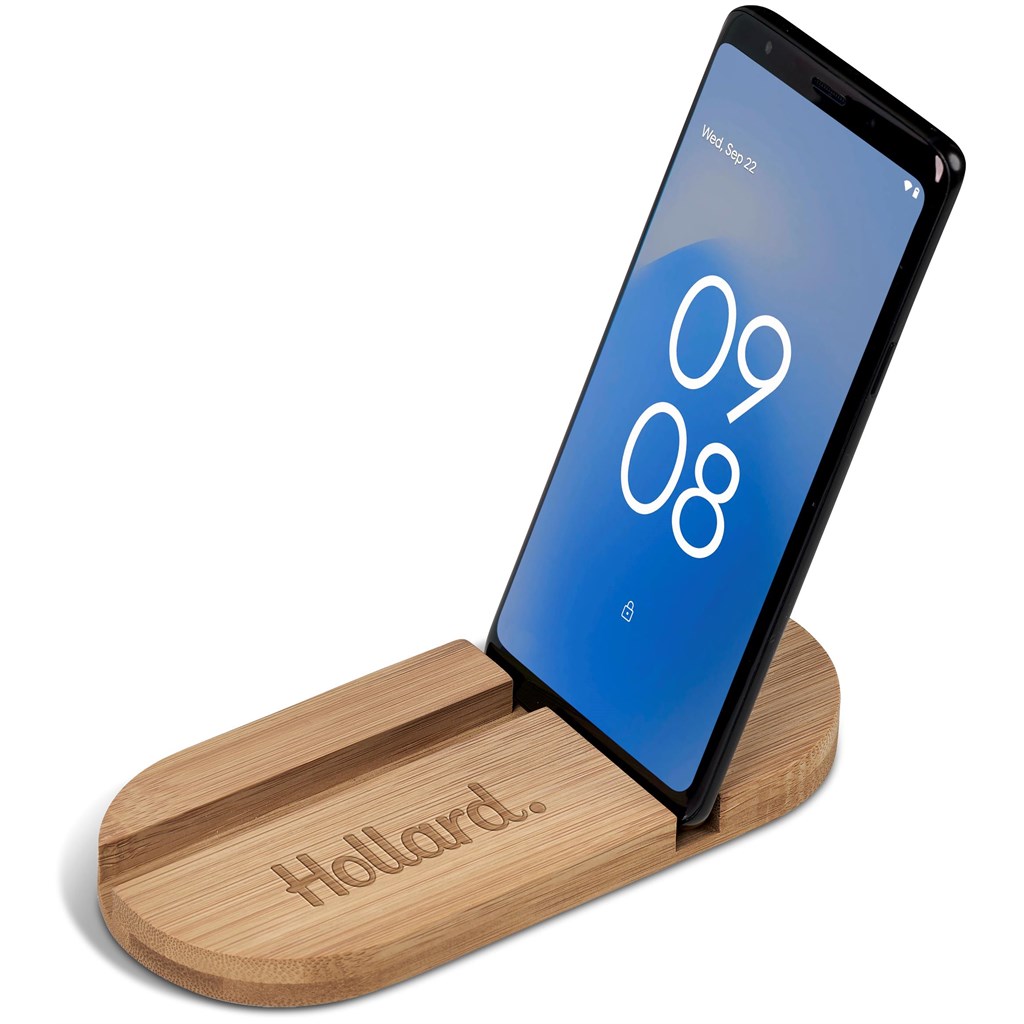 Okiyo Kurosu Bamboo Phone Stand - Image 3