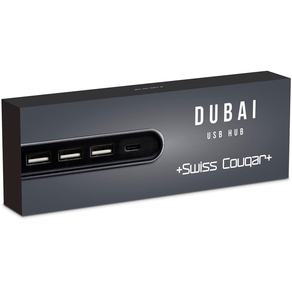 Swiss Cougar Dubai USB Hub - Gun Metal - Image 4