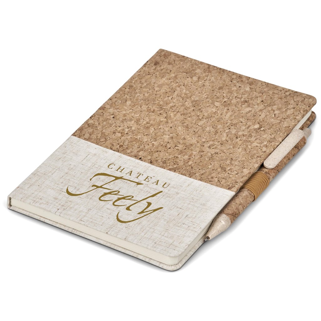 Okiyo Cardon Cork Notebook & Pen Set - Image 7