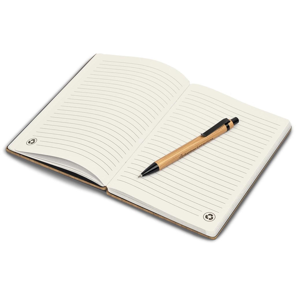 Okiyo Yahari Bamboo Notebook & Pen Set - Image 5