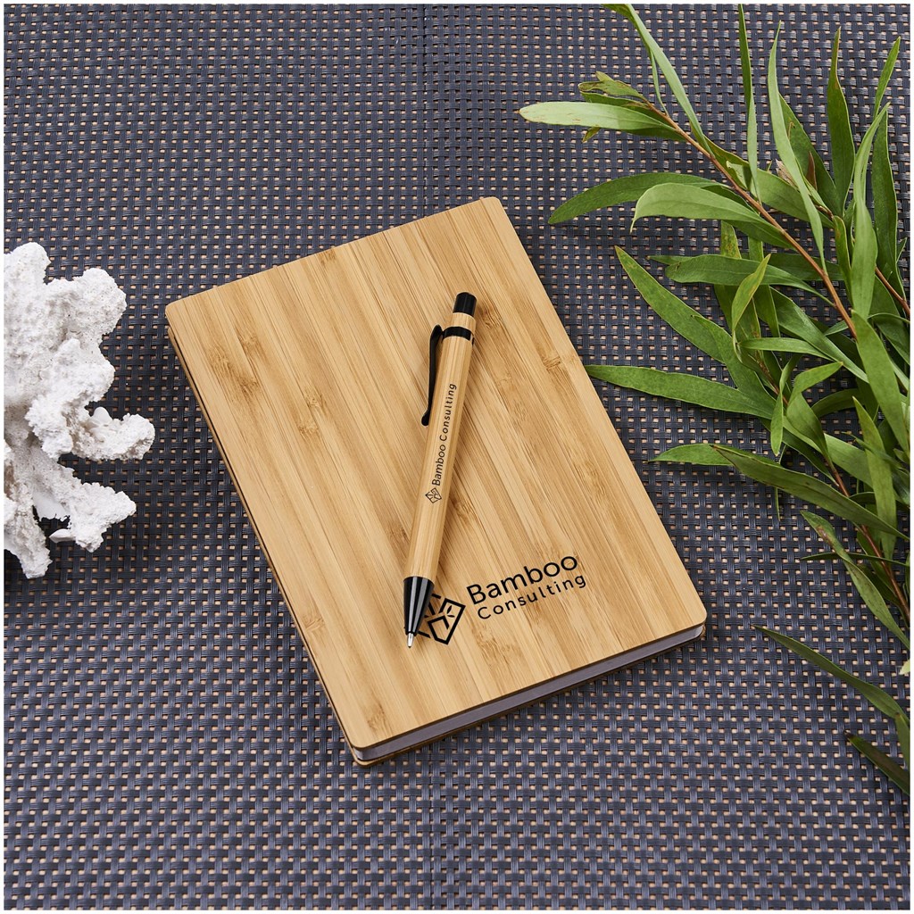 Okiyo Yahari Bamboo Notebook & Pen Set - Image 13