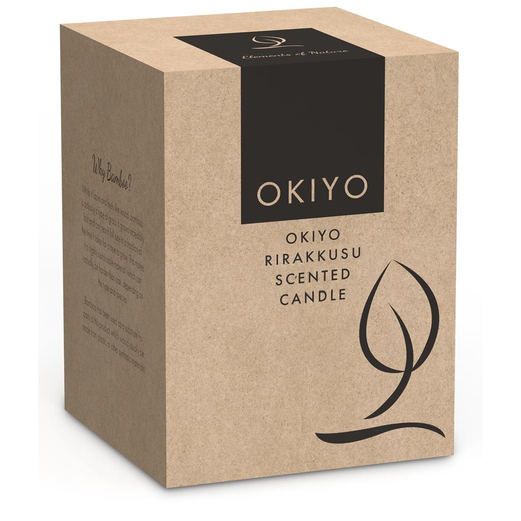Okiyo Rirakkusu Scented Candle - Image 3