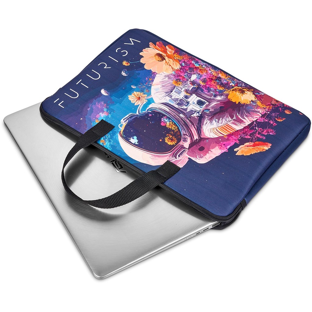 Pre-Printed Sample Hoppla Plett Neoprene Laptop Sleeve with Handles – 13-14 inch