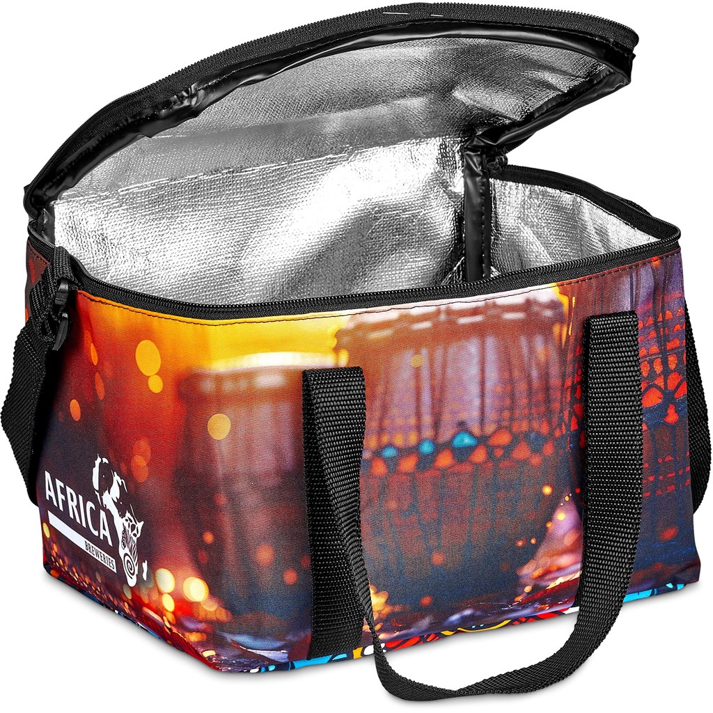 Pre-Printed Sample Hoppla Kruger Polyester 12-Can Cooler - Image 3