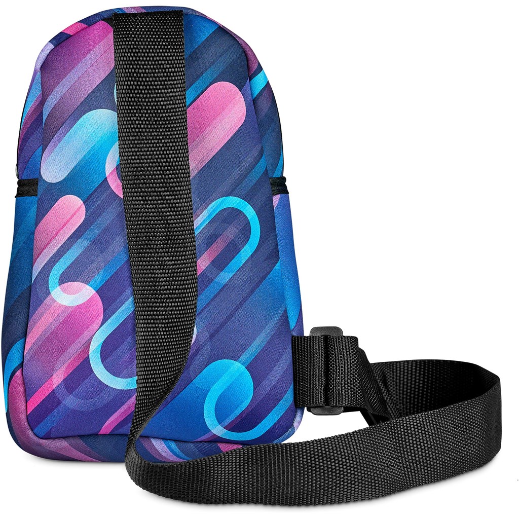 Pre-Printed Sample Hoppla Golden Mile Neoprene Cross Body Bag - Image 5
