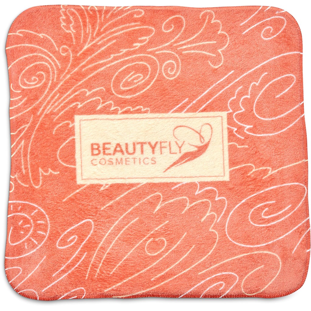 Pre-Printed Sample Hoppla Glamour Makeup Remover Cloth – Double-Sided Branding