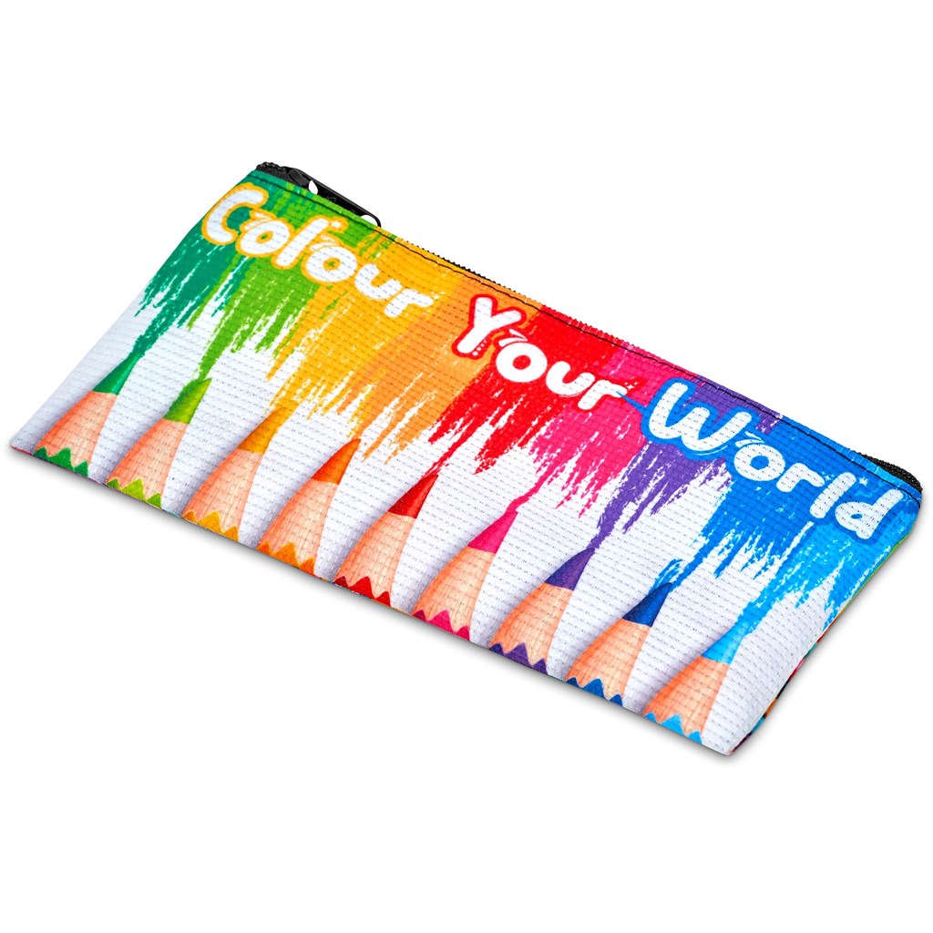 Pre-Printed Sample Hoppla Junior Recycled PET Stitch-Bond Pencil Case - Image 6