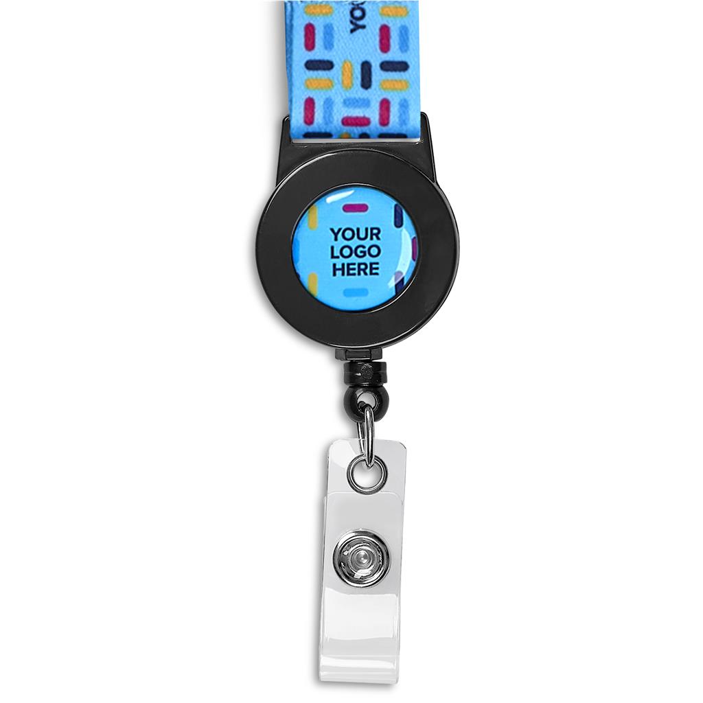Altitude Sample Retractable Badge Reel Single-Sided Sublimation Satin Lanyard - Image 8
