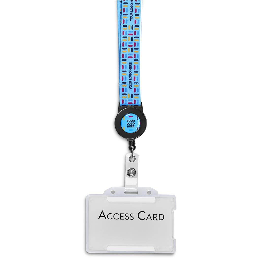 Altitude Sample Retractable Badge Reel Single-Sided Sublimation Satin Lanyard - Image 4