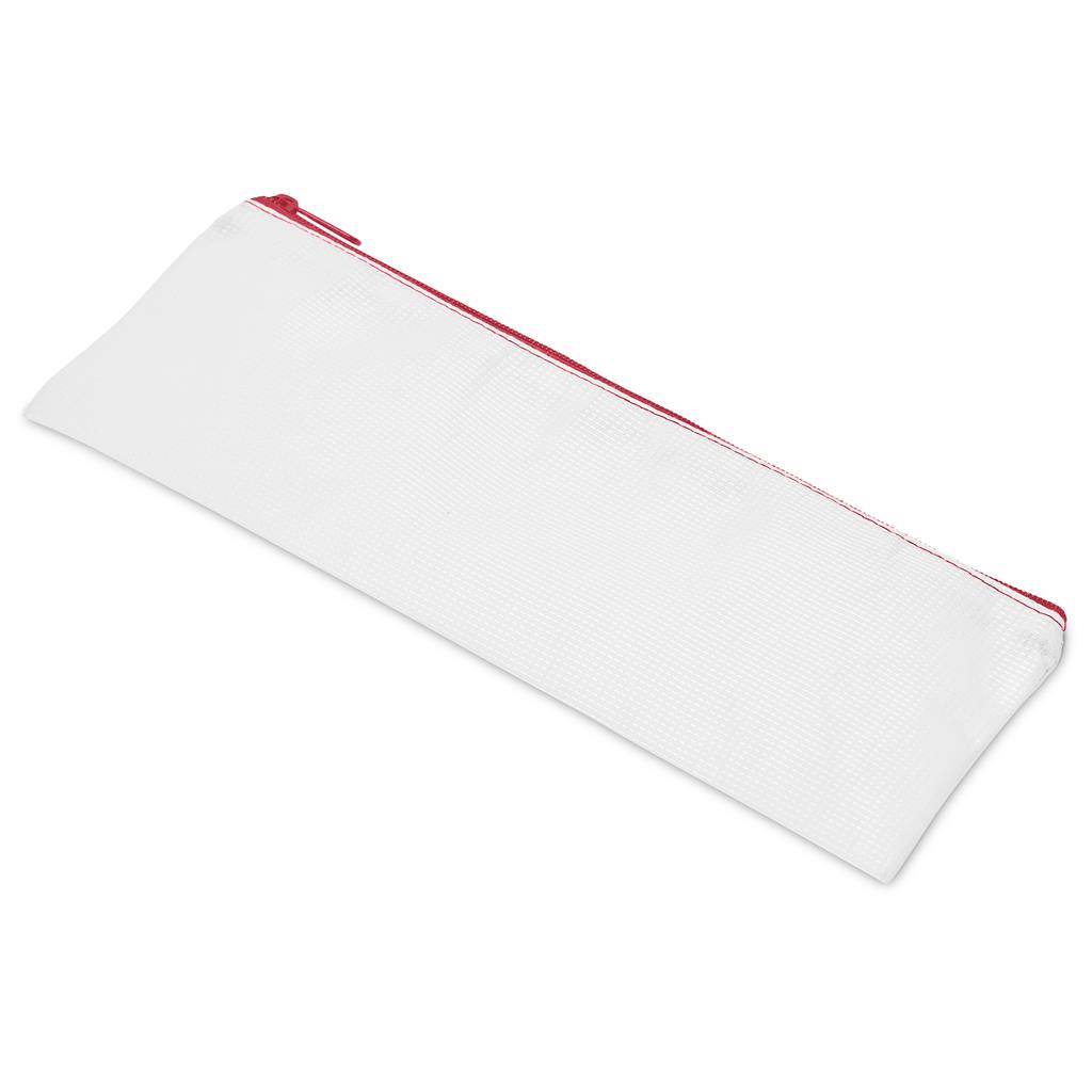 Pre-Production Sample Hoppla Parker Recycled PET Stitch-Bond Pencil Case - Image 9