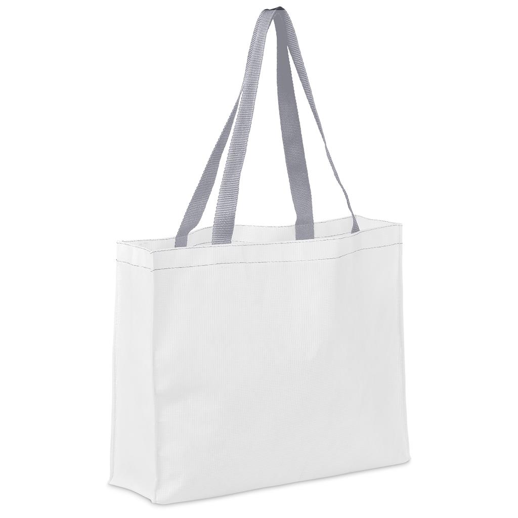 Pre-Production Sample Hoppla Menlyn Recycled PET Stitch-Bond Shopper