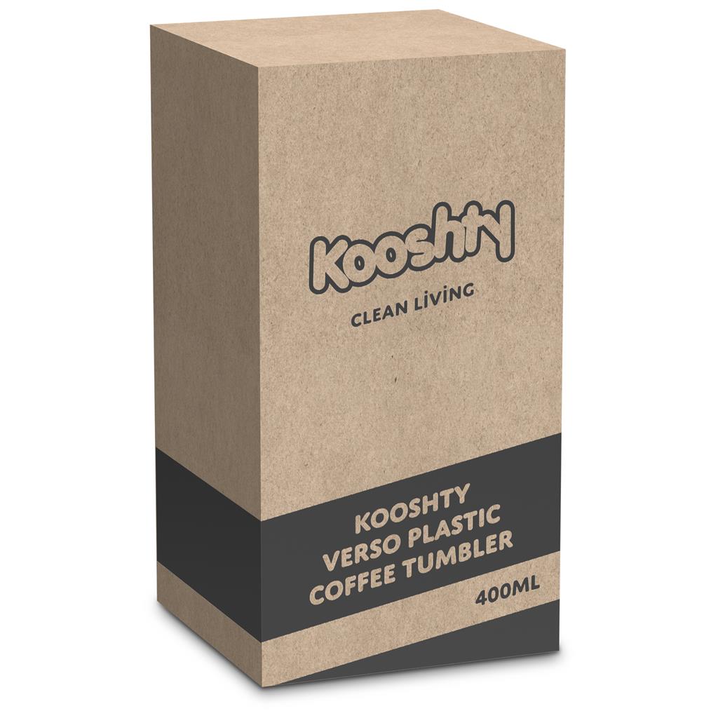Kooshty Verso Plastic Coffee Tumbler – 400ml