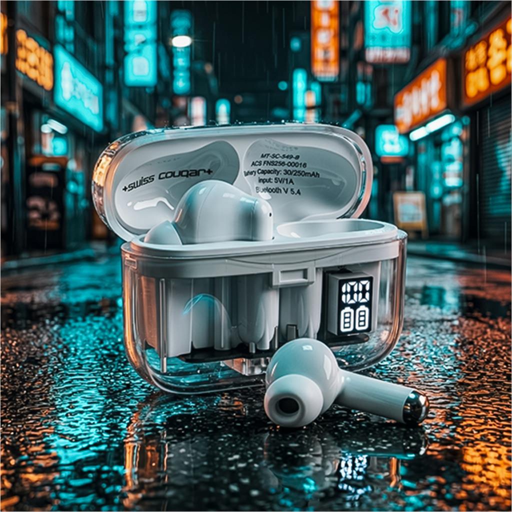 Swiss Cougar Basel Active Noise Cancelling TWS Earbuds - Image 13