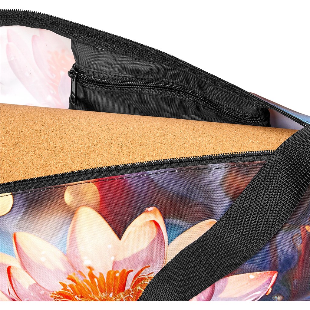 Pre-Production Sample Hoppla Wilderness Polyester Yoga Bag - Image 5