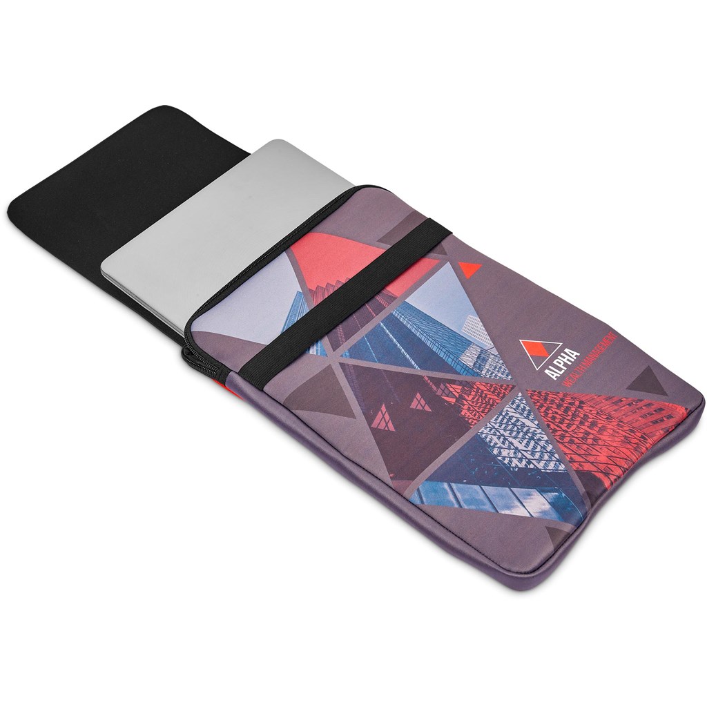 Pre-Production Sample Hoppla Grotto Neoprene Laptop Sleeve with Mouse Pad – 13-14 inch - Image 2