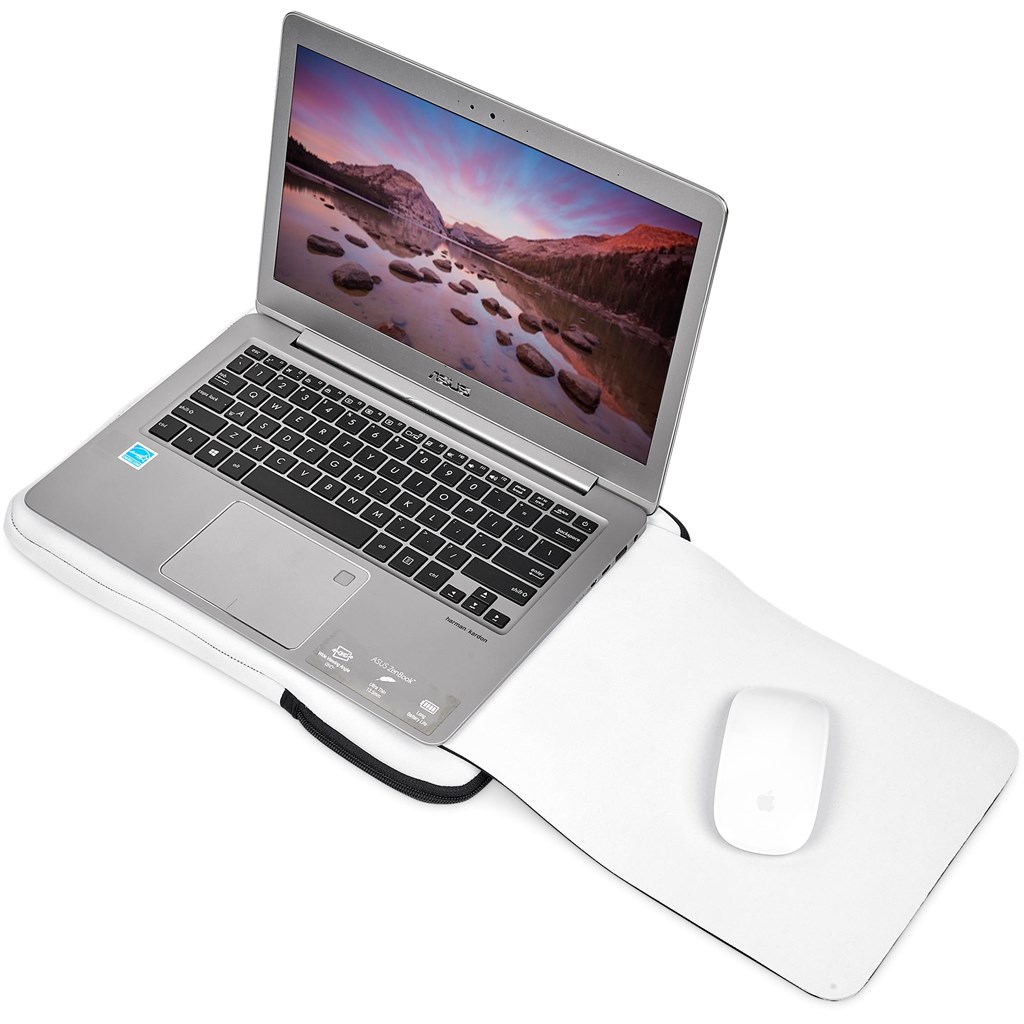 Pre-Production Sample Hoppla Grotto Neoprene Laptop Sleeve with Mouse Pad – 13-14 inch - Image 15