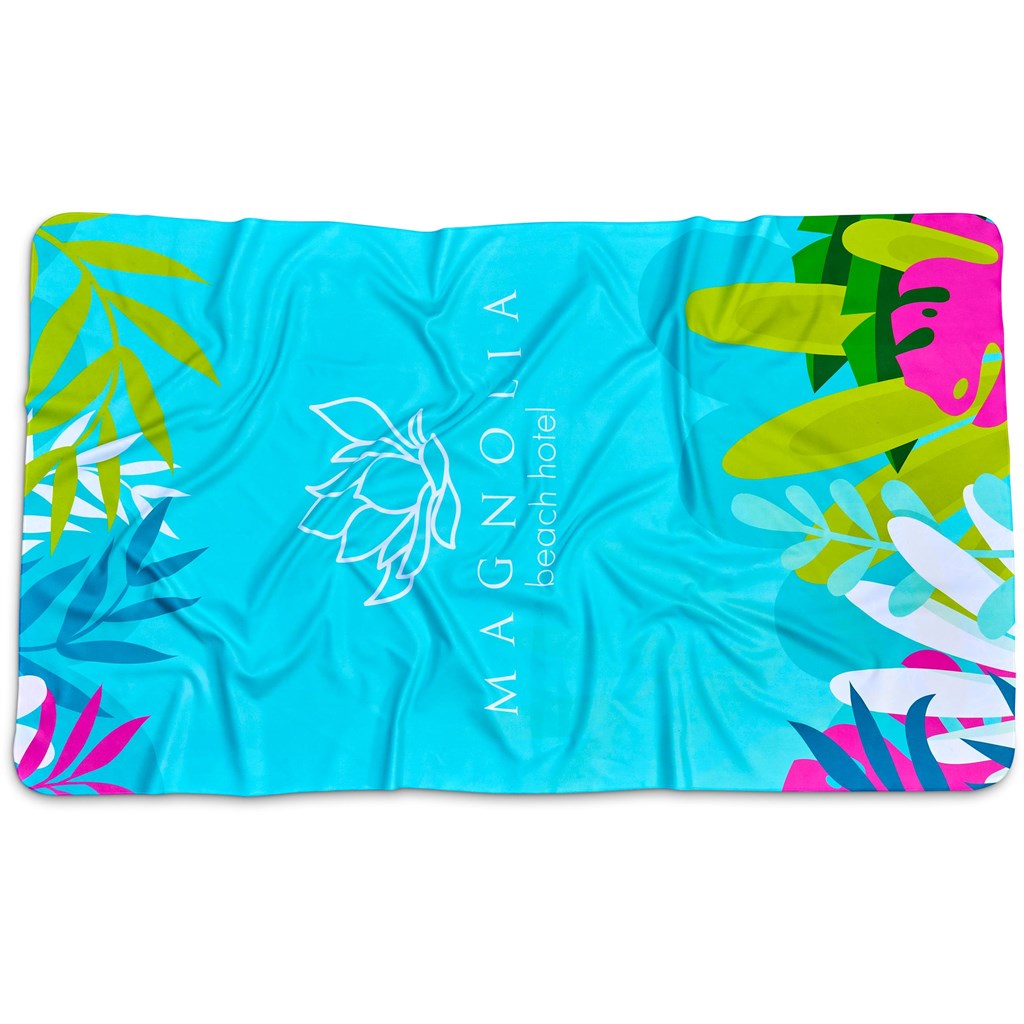 Pre-Production Sample Hoppla Hula Beach Towel – Dual Sided Branding