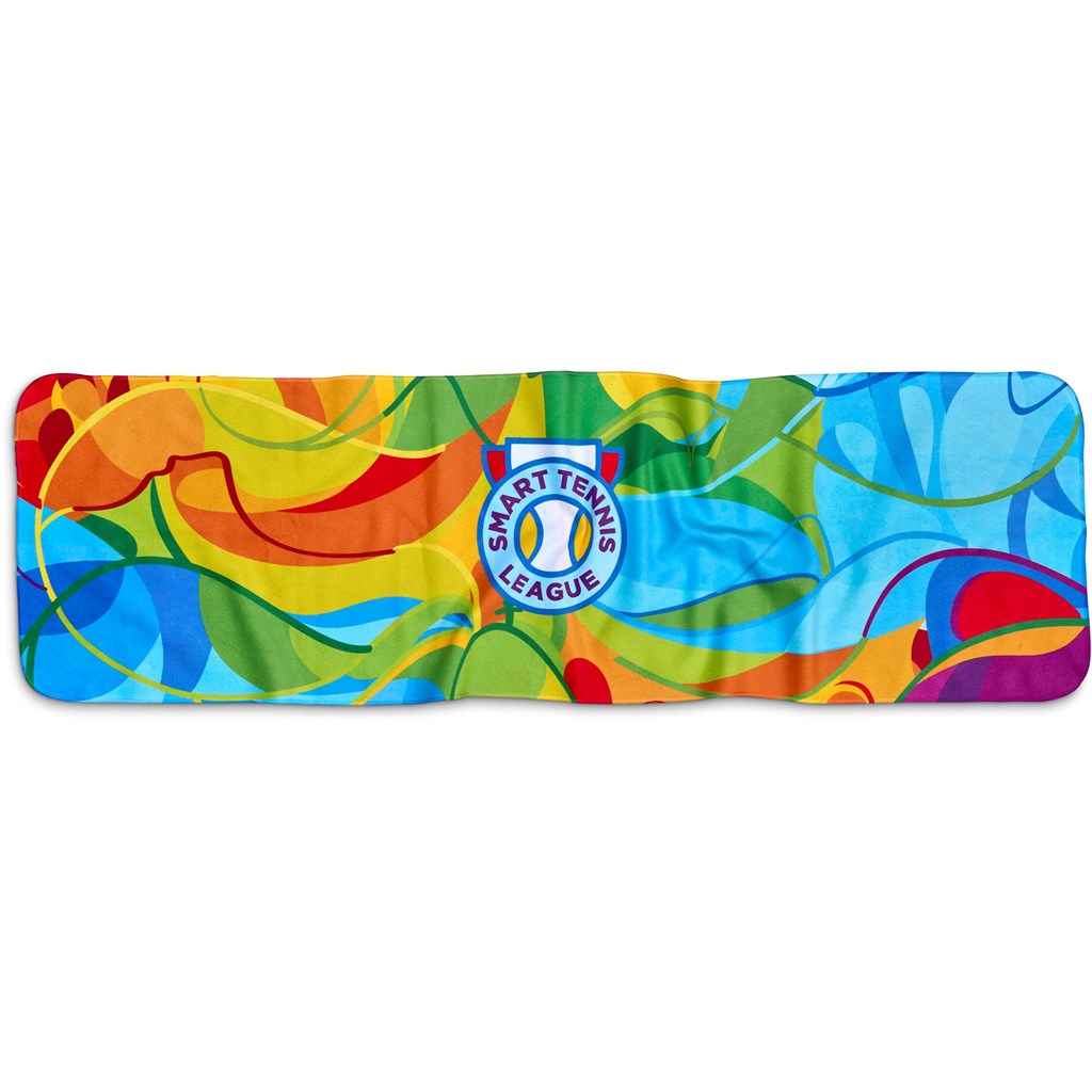 Pre-Production Sample Hoppla Relay Sports Towel - Double-Sided Branding - Image 5