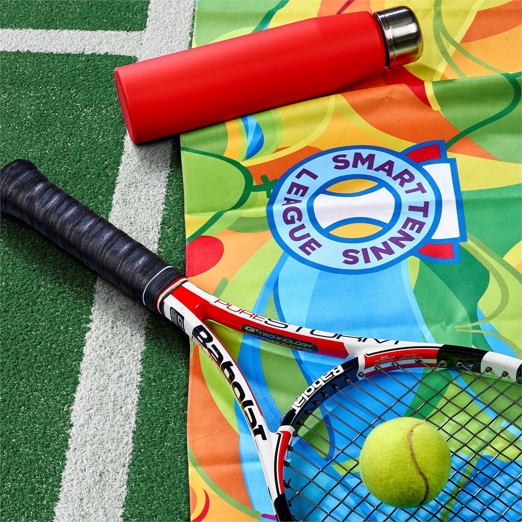 Pre-Production Sample Hoppla Relay Sports Towel – Double-Sided Branding