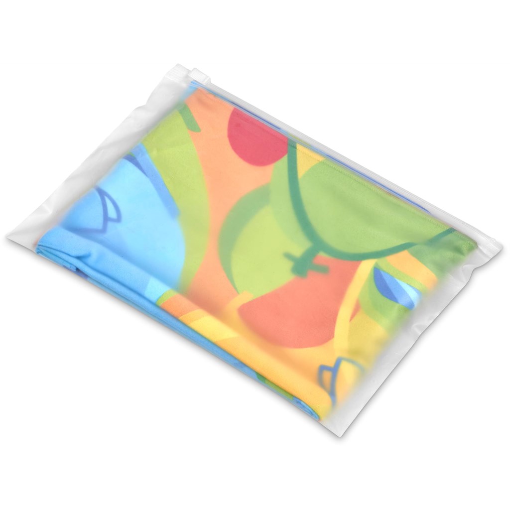 Pre-Production Sample Hoppla Relay Sports Towel - Double-Sided Branding - Image 6