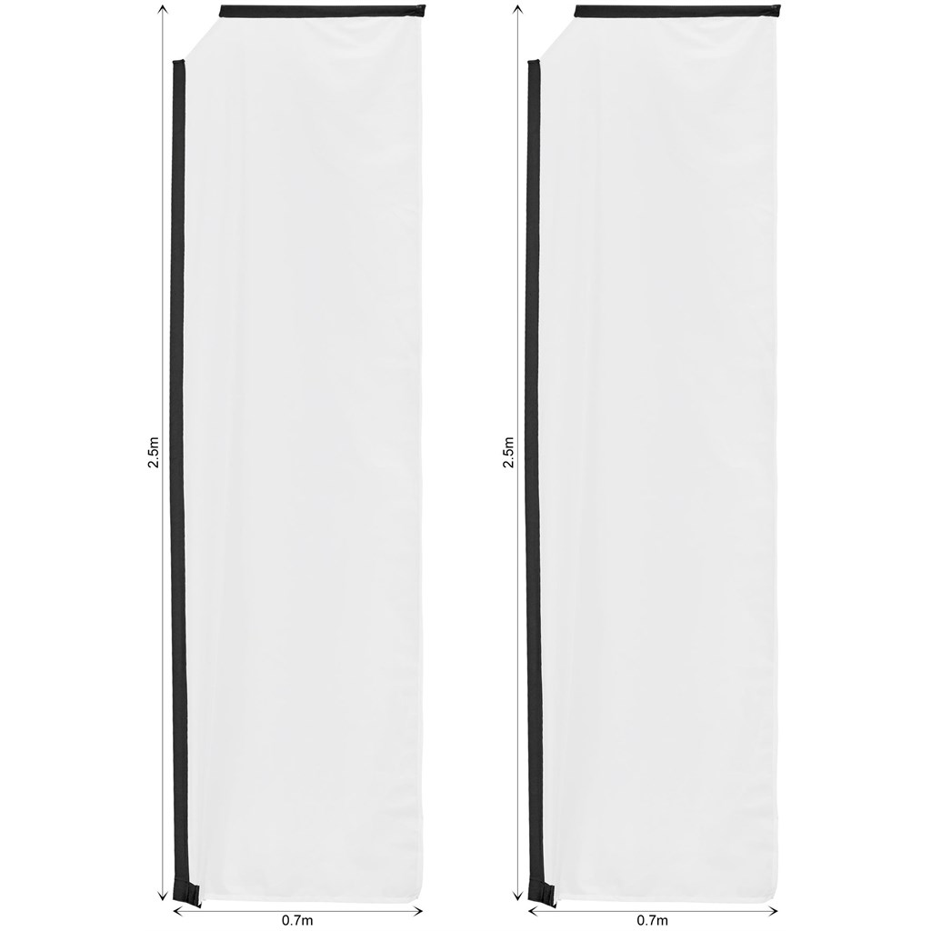 Legend 3m Sublimated Telescopic Flying Banner Skin – Set Of 2 (Excludes Hardware)